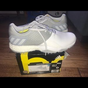 Adidas AdiPower 4orged Golf Shoes Grey/White